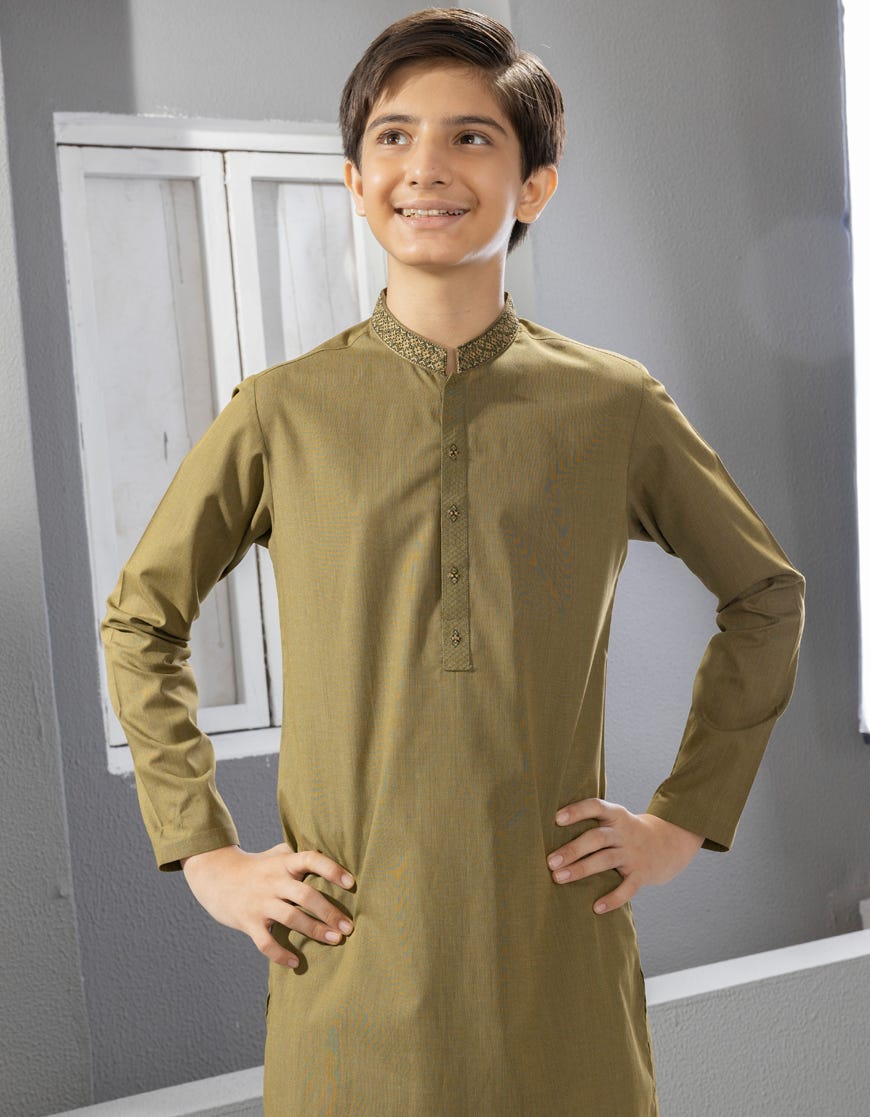 olive-green-blended-kurta-jck-a-38678