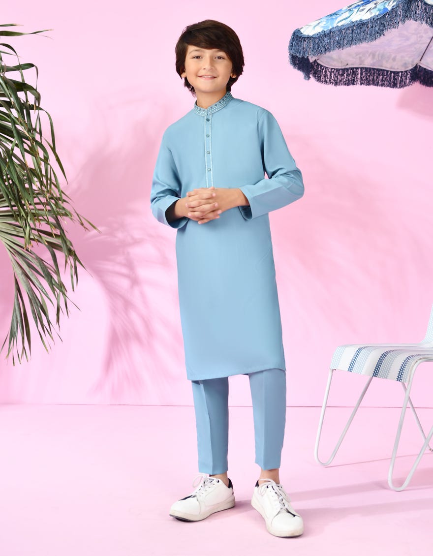 Ferozi Blended Kurta Pajama | Jckp-A-38969
