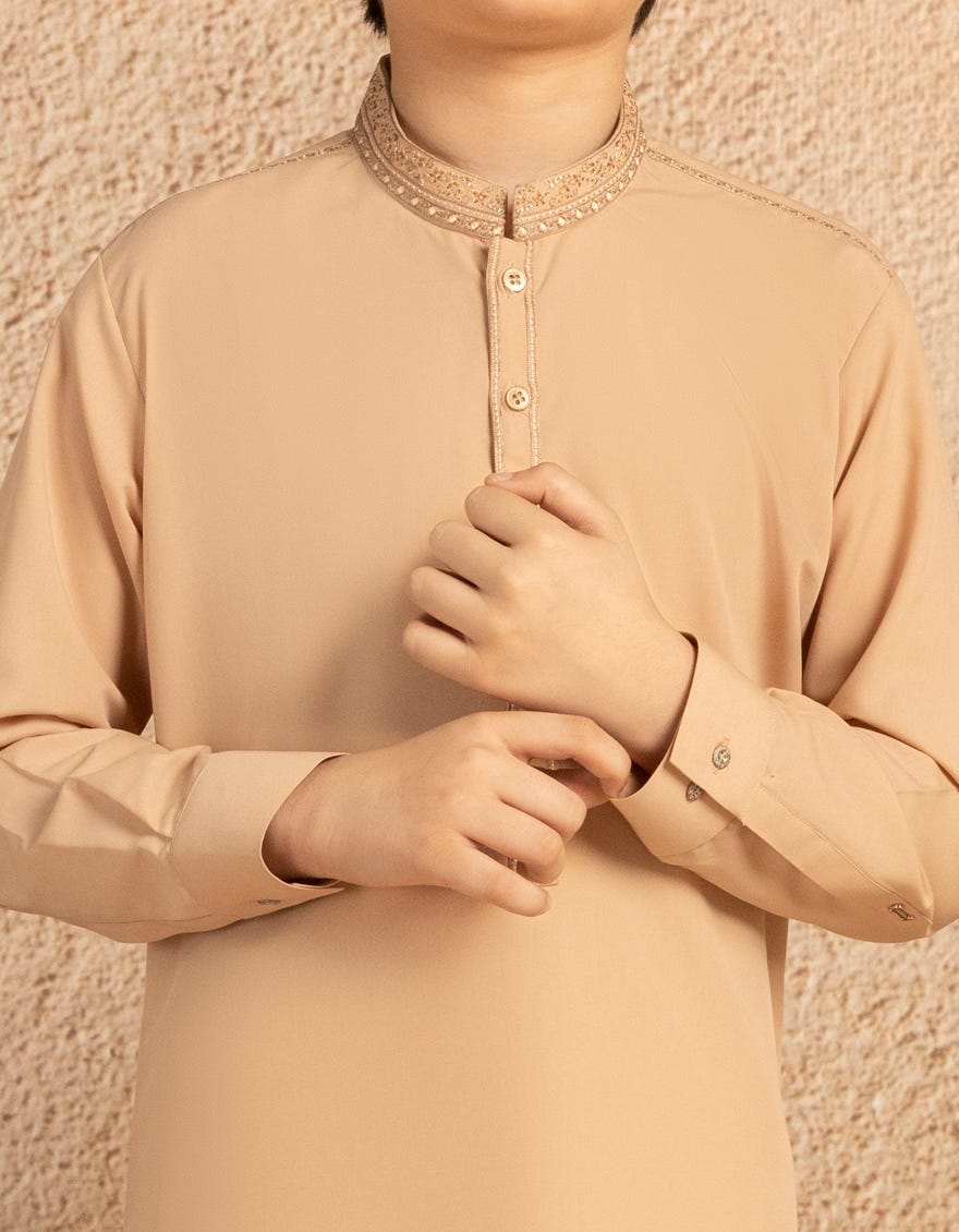 FAWN BLENDED FORMAL KAMEEZ SHALWAR