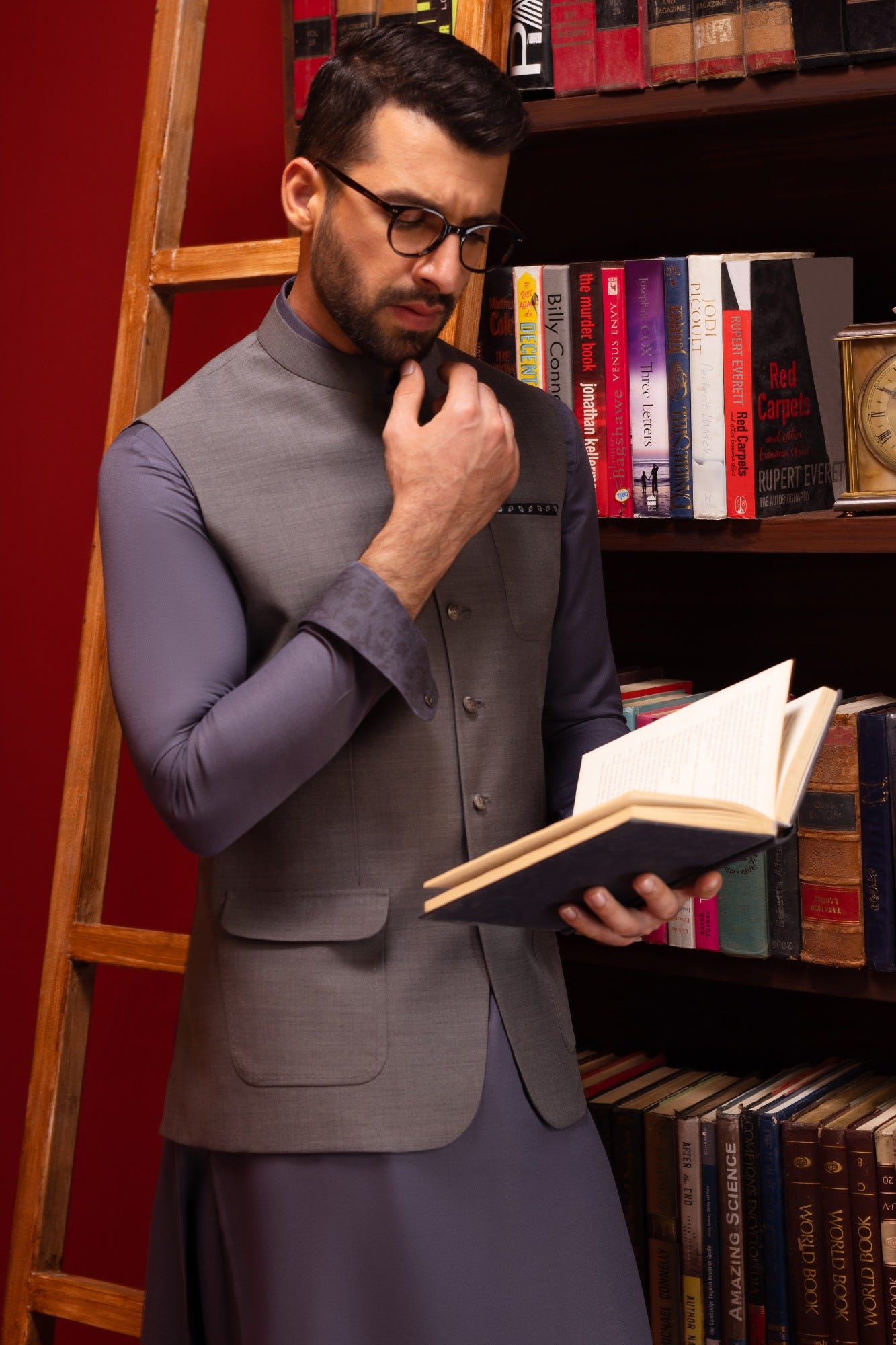 Charcoal Blended Exclusive Waistcoat | Ccvc-39343-B5