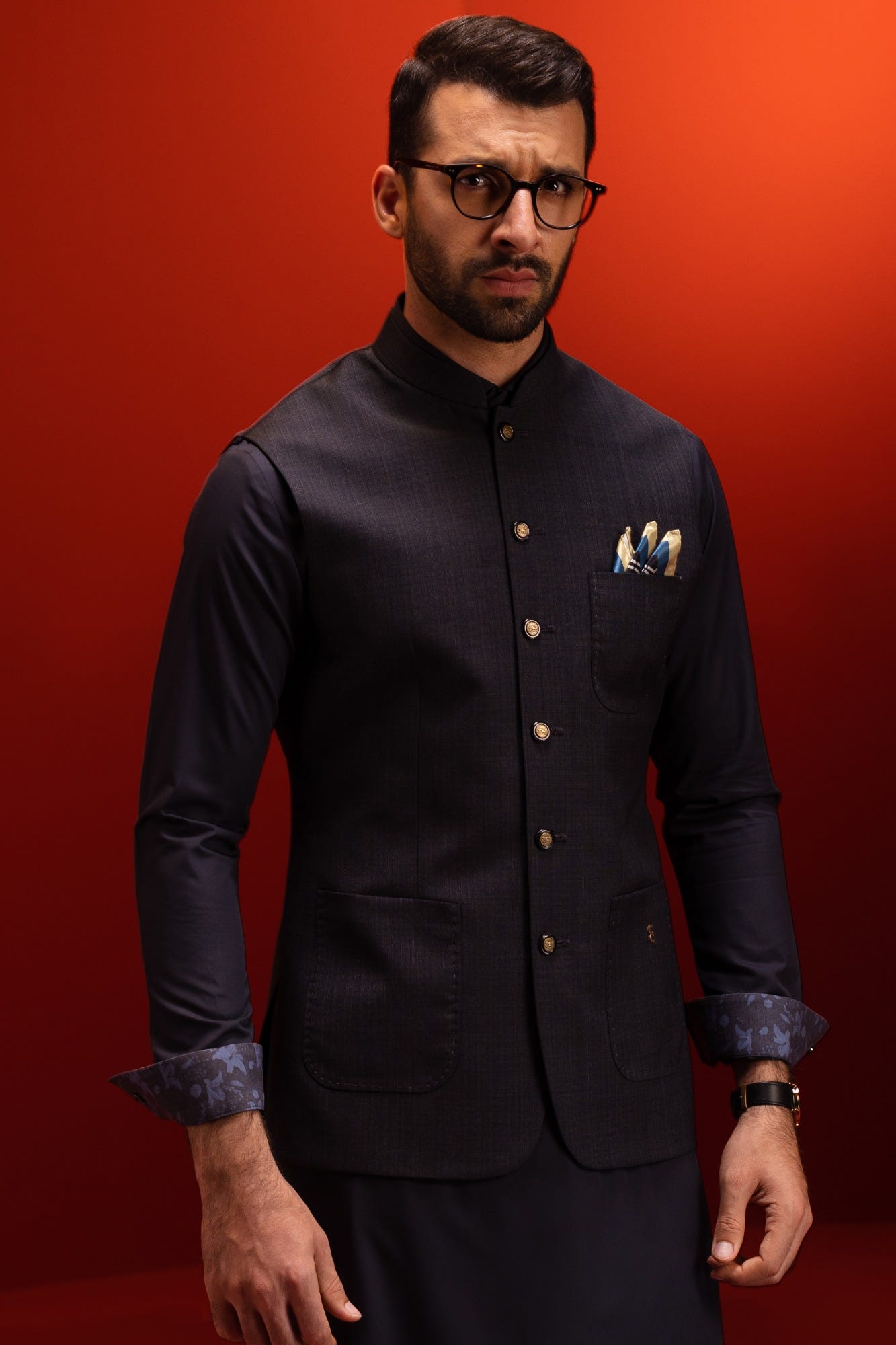 Charcoal Blended Exclusive Waistcoat | Ccvc-39343-B5