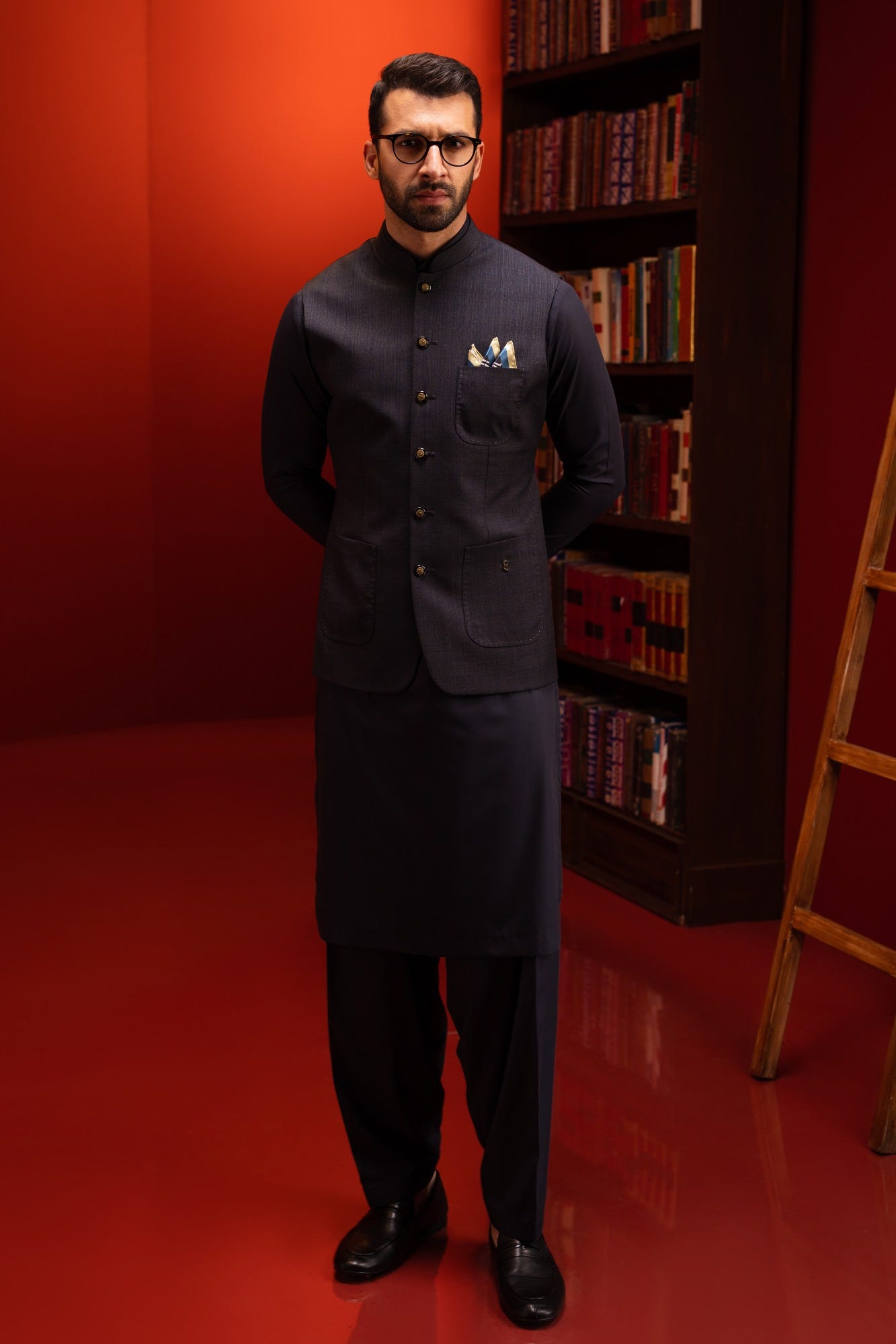 Charcoal Blended Exclusive Waistcoat | Ccvc-39343-B5