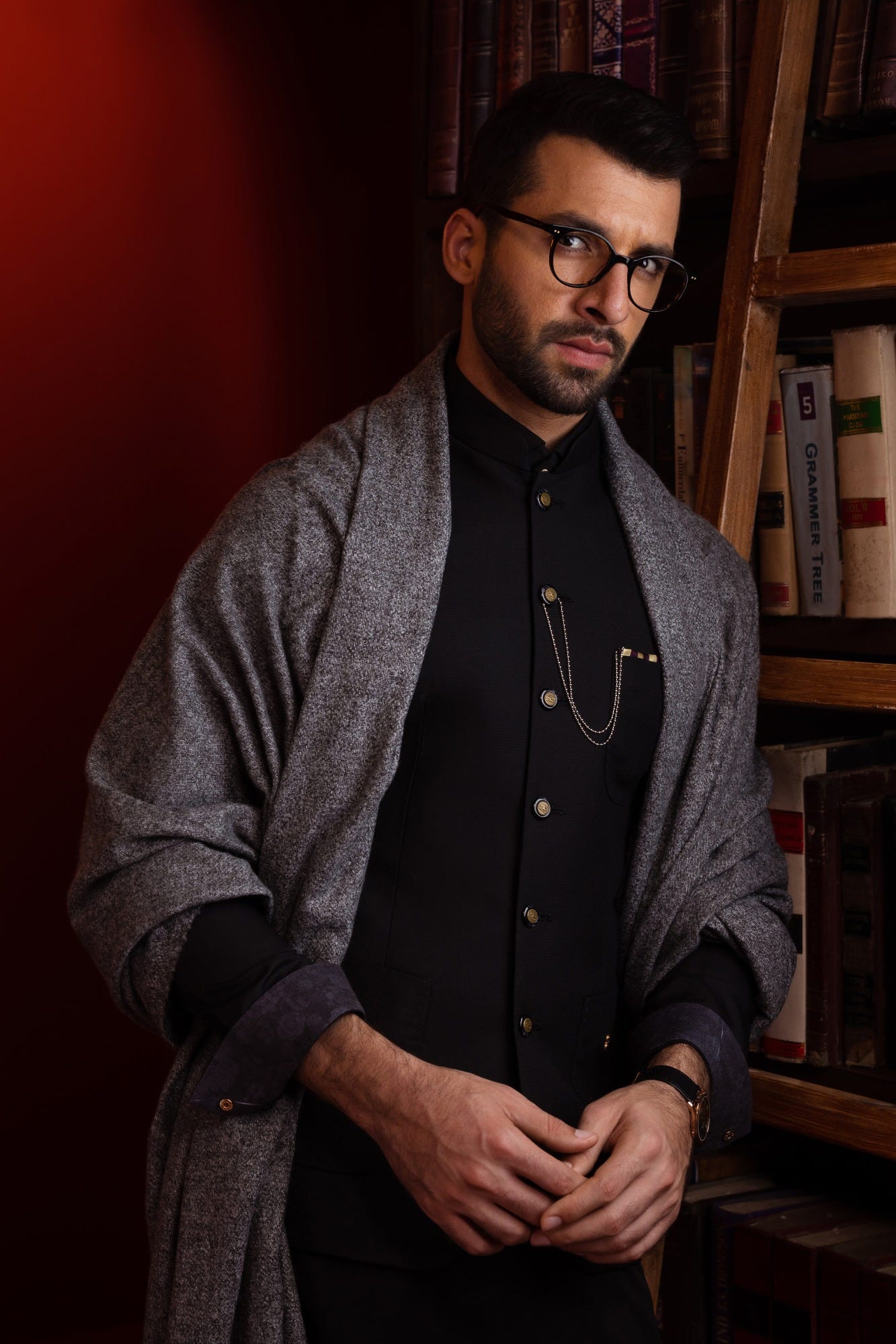 Charcoal Blended Exclusive Waistcoat | Ccvc-39343-B5