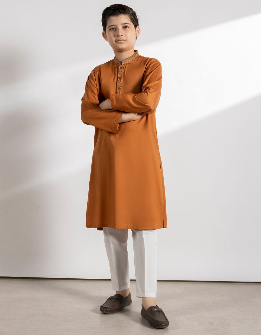 orange-blended-kurta-jcka39420