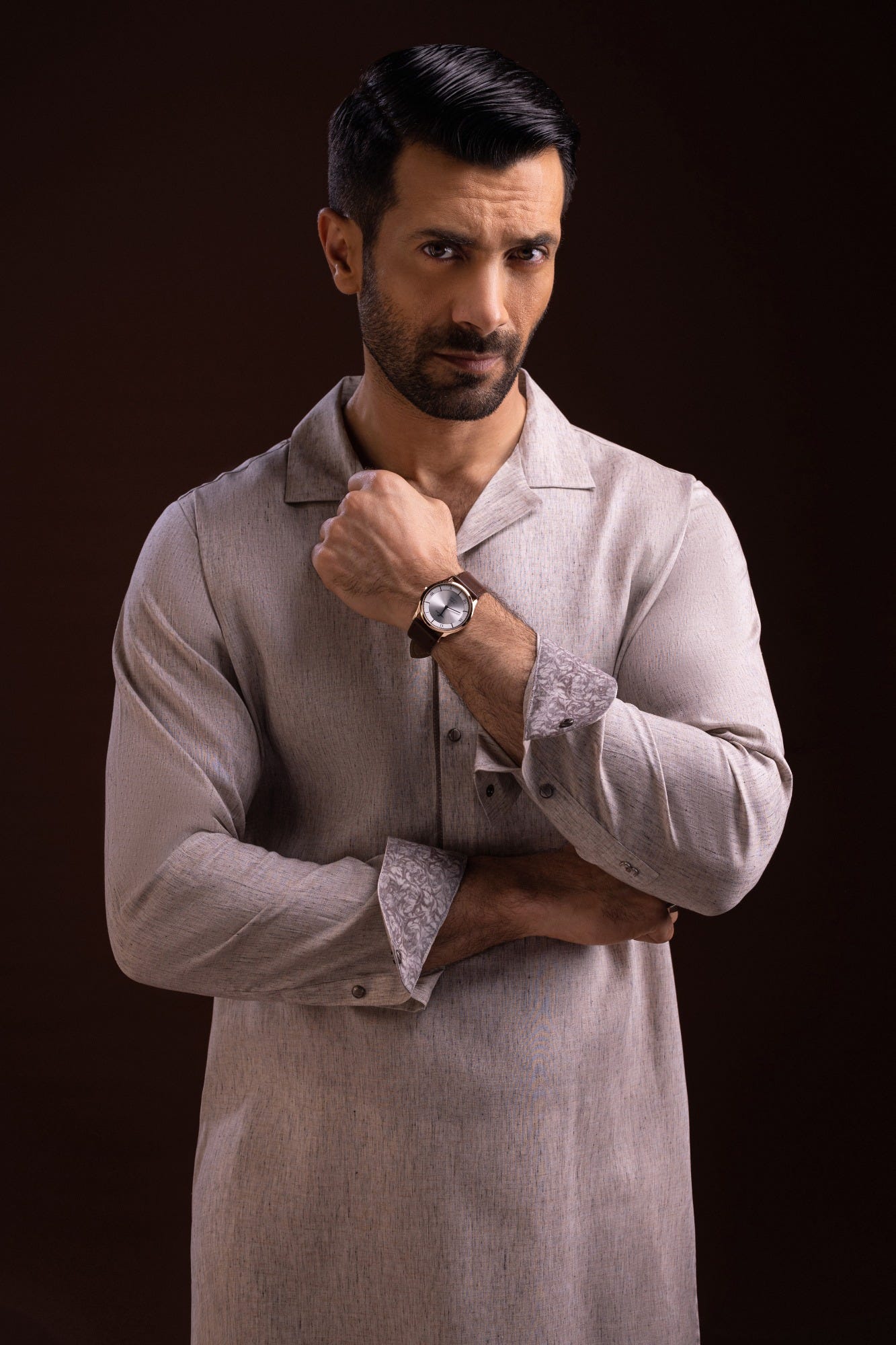 EDINBURGH - SAND BLENDED KAMEEZ SHALWAR