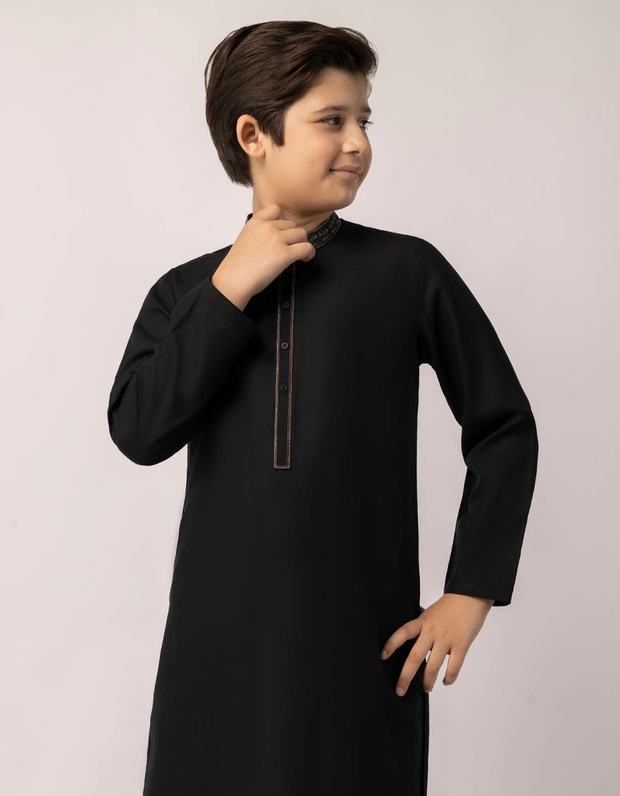 black-semi-formal-kameez-shalwar-jcksa39504