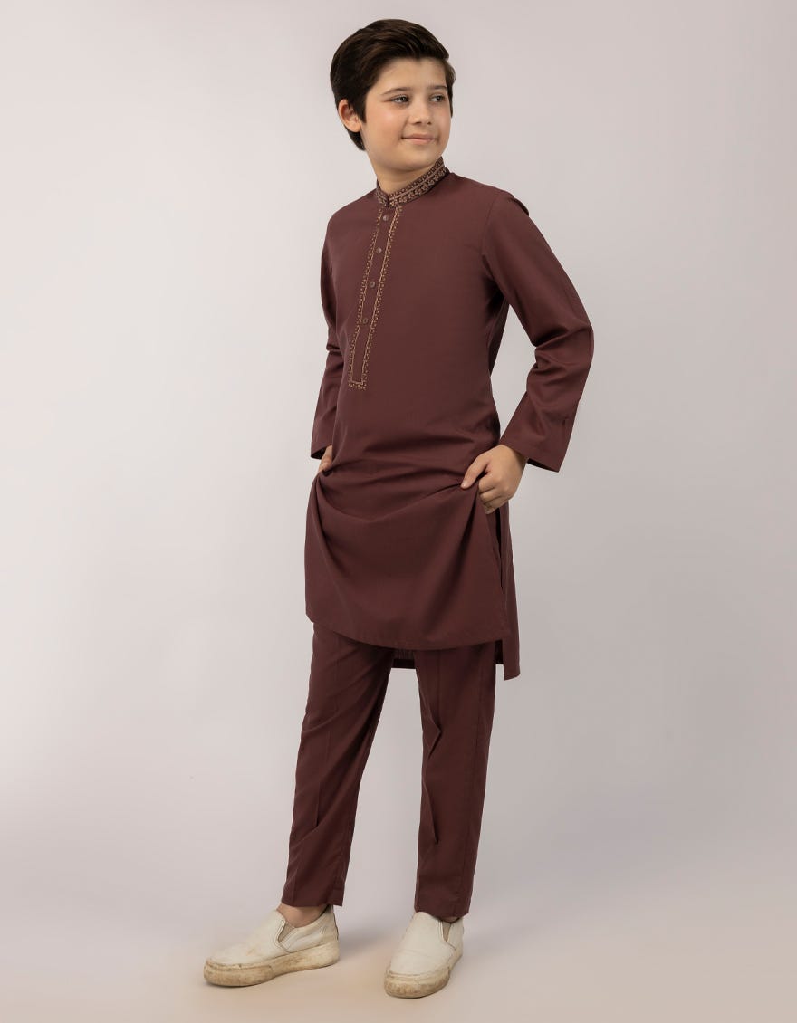 rust-blended-semi-formal-kurta-trousers-jckpa39539