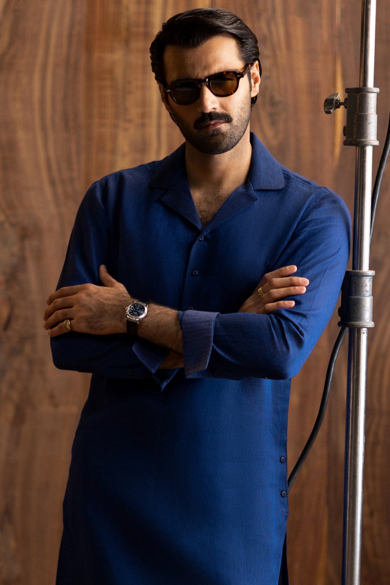 flensburg-royal-blue-linen-kurta-trouser