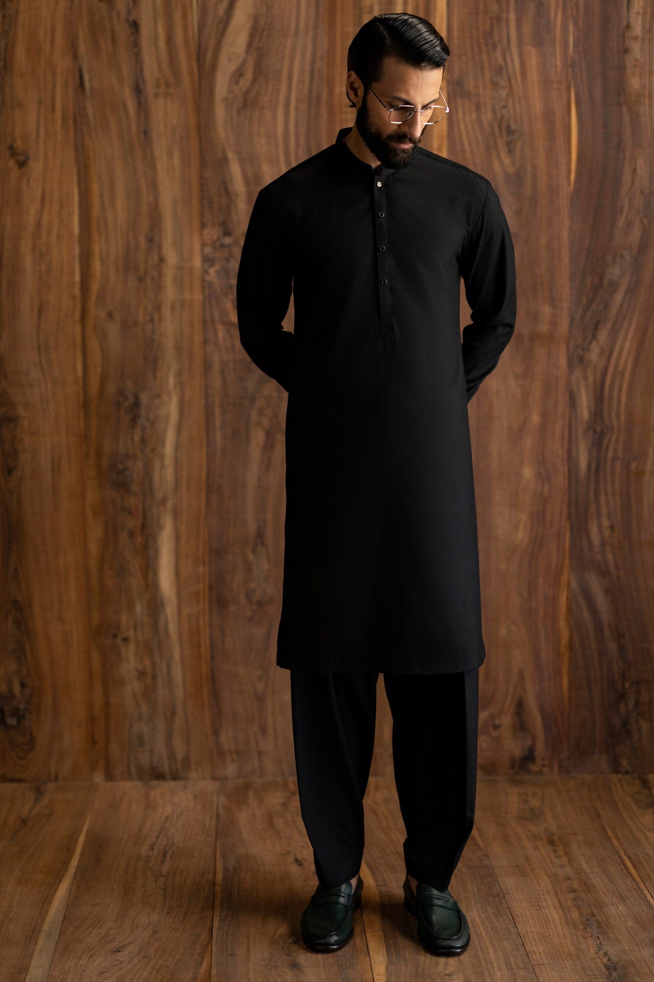 urbino-black-blended-kameez-shalwar