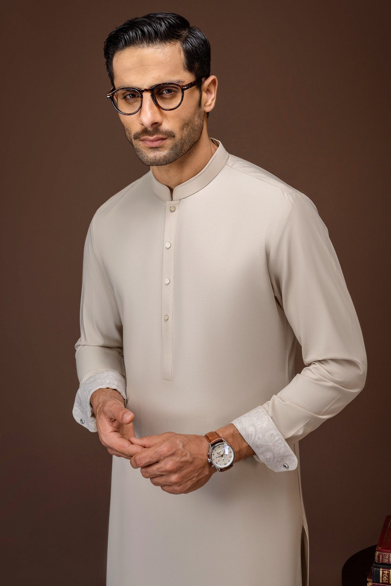 tunis-beige-blended-kameez-shalwar