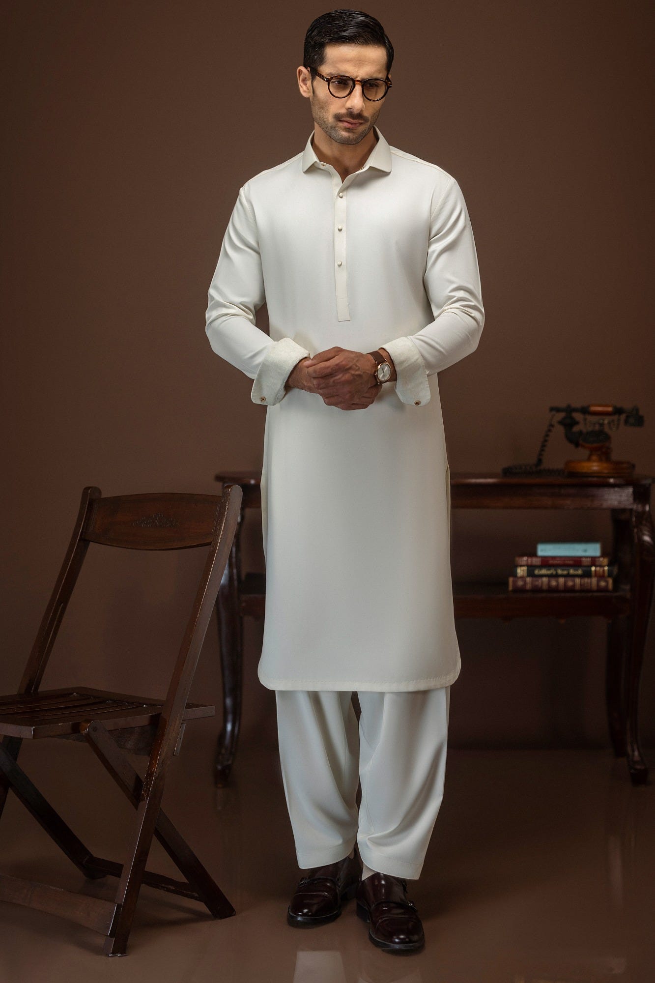 salvador-cream-blended-kameez-shalwar