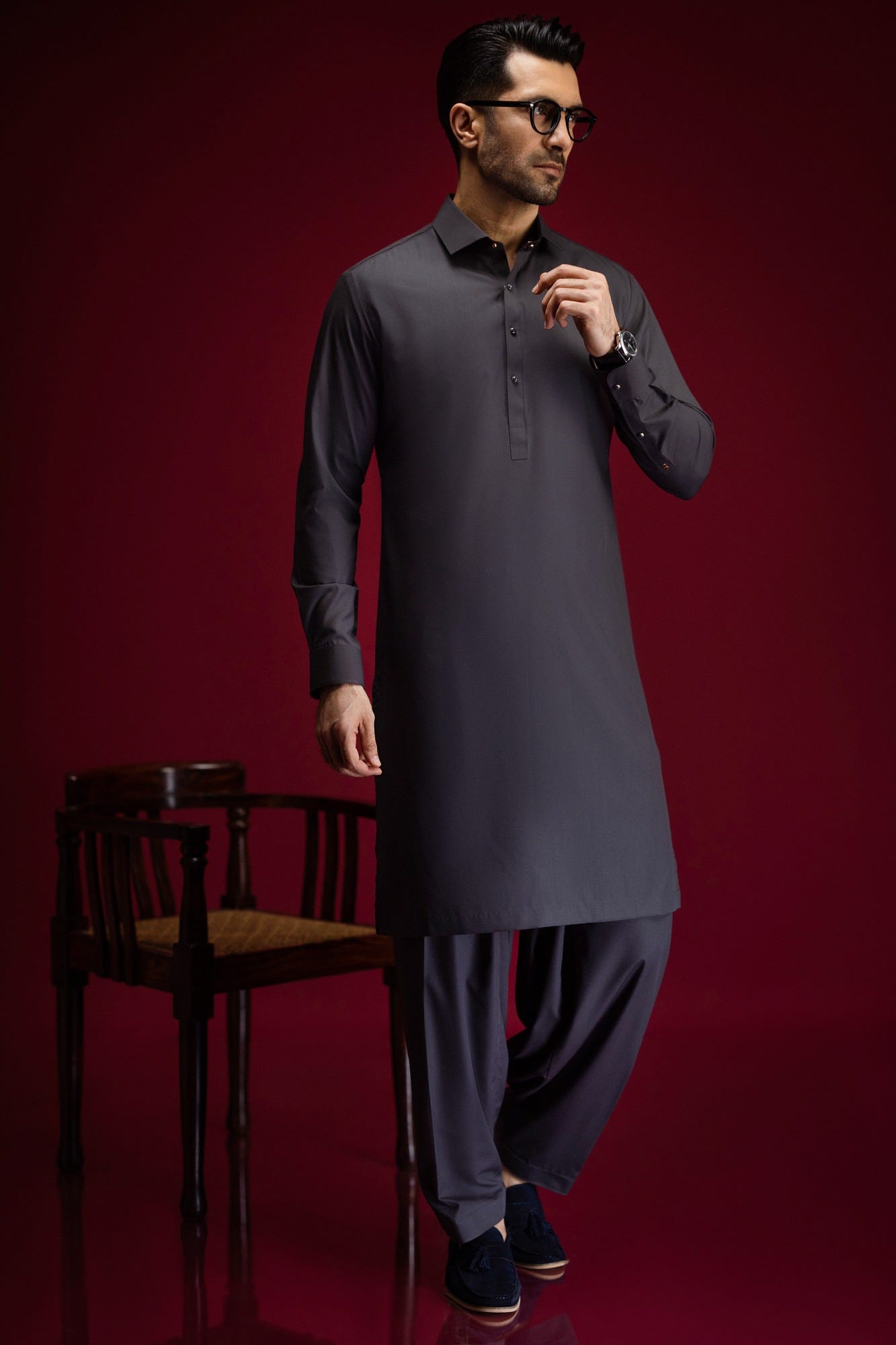 jinan-charcoal-blended-kameez-shalwar