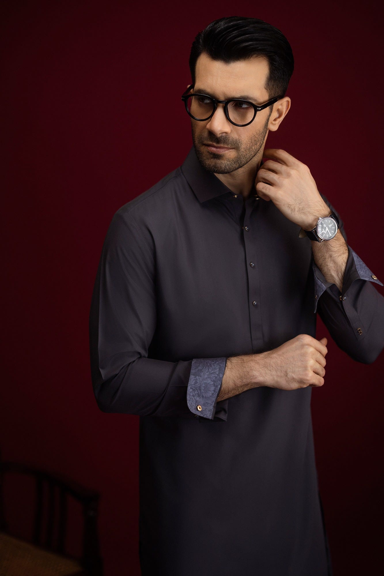 jinan-charcoal-blended-kameez-shalwar