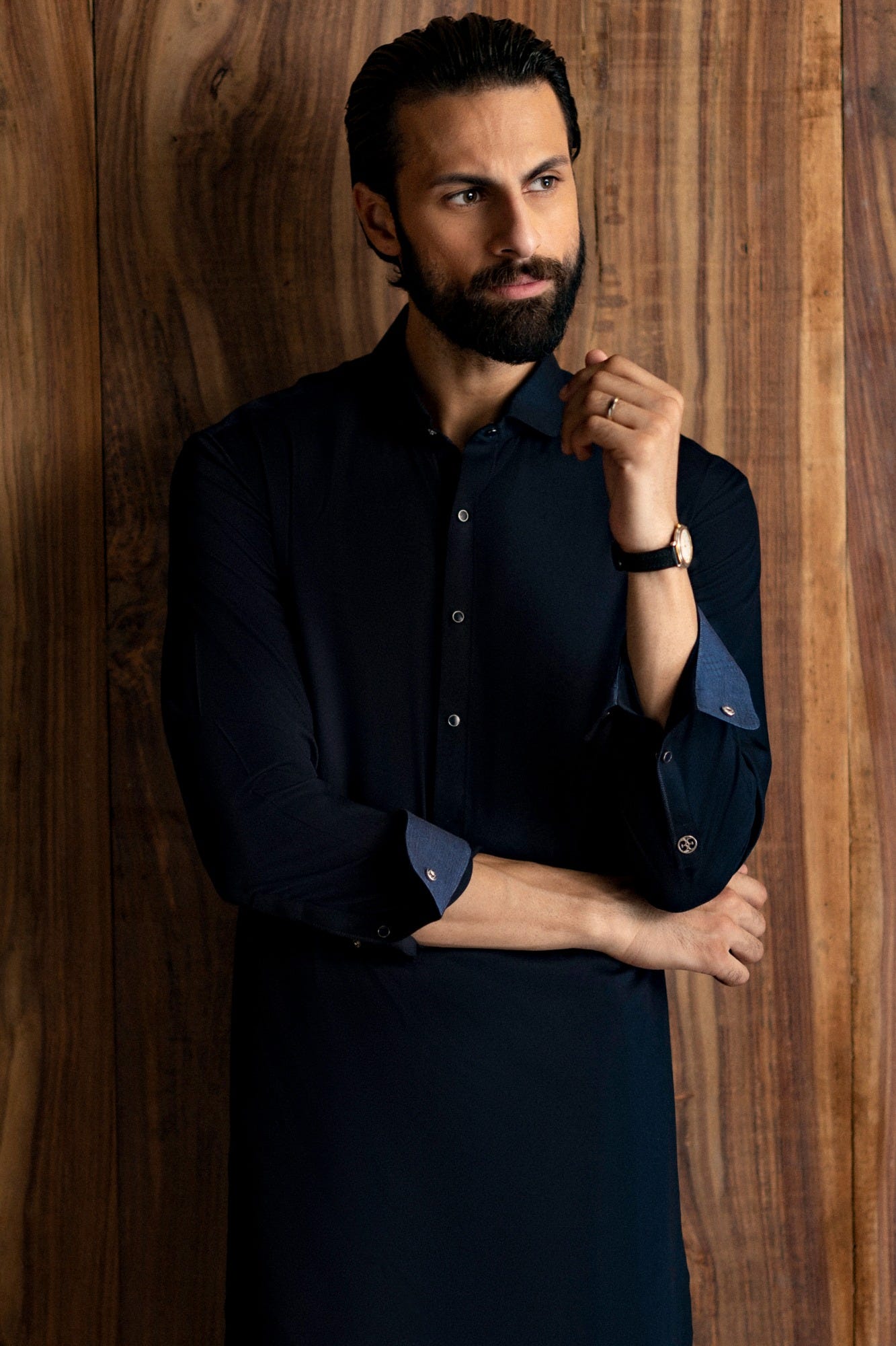 odessa-navy-blended-kameez-shalwar