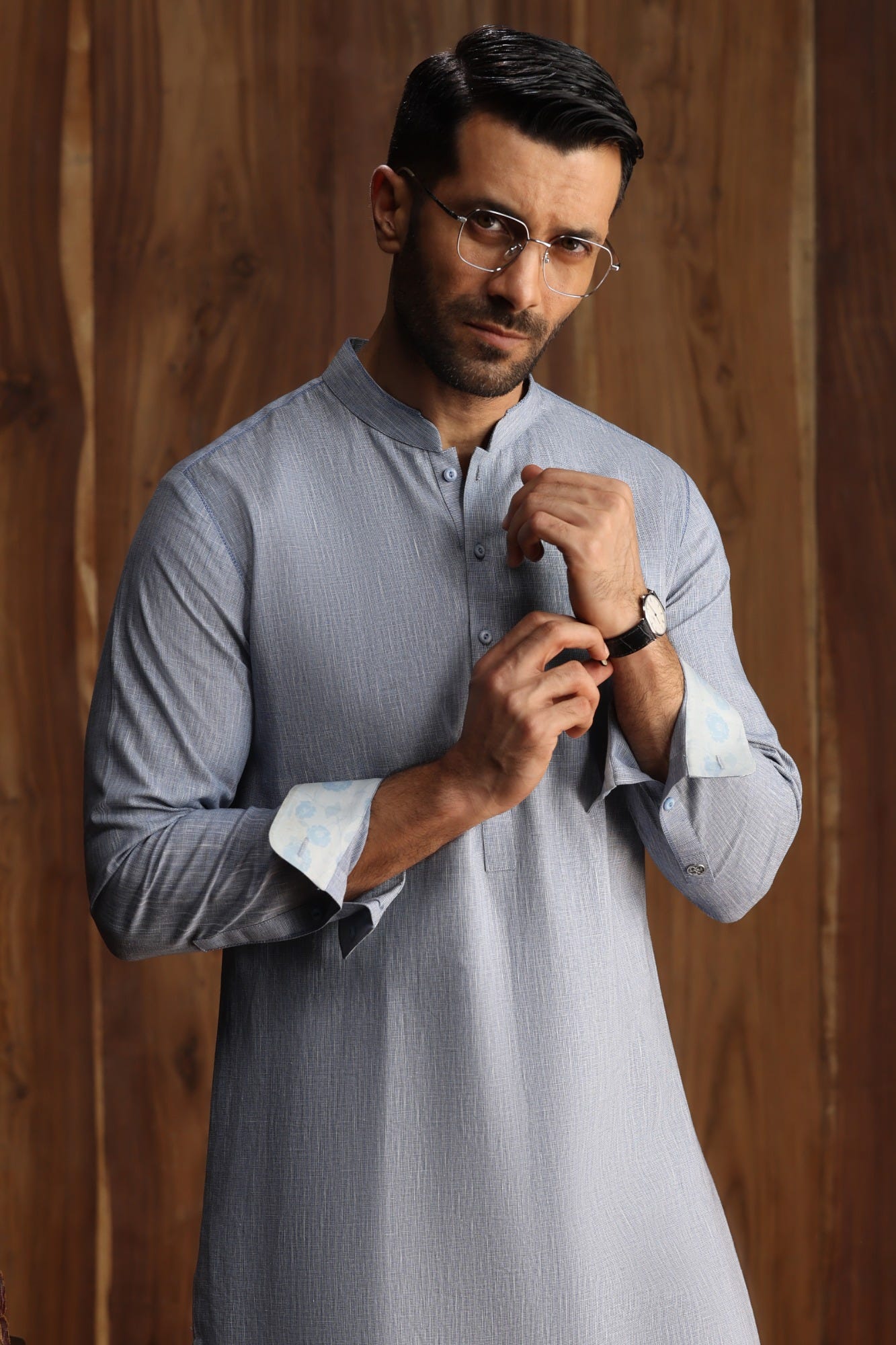 JACKSON - SKY KURTA TROUSERS
