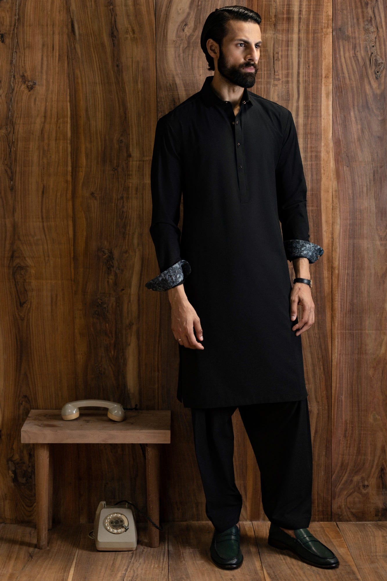 sligo-black-blended-kameez-shalwar