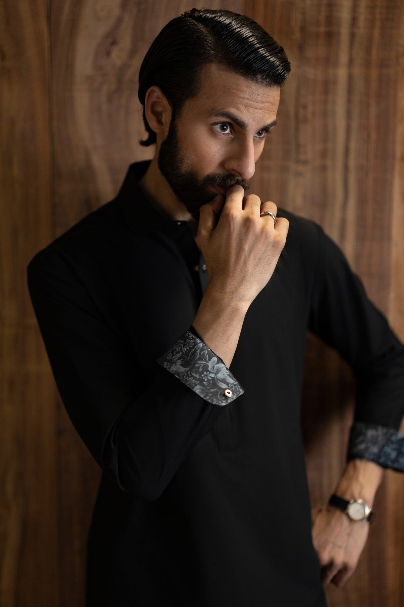 sligo-black-blended-kameez-shalwar