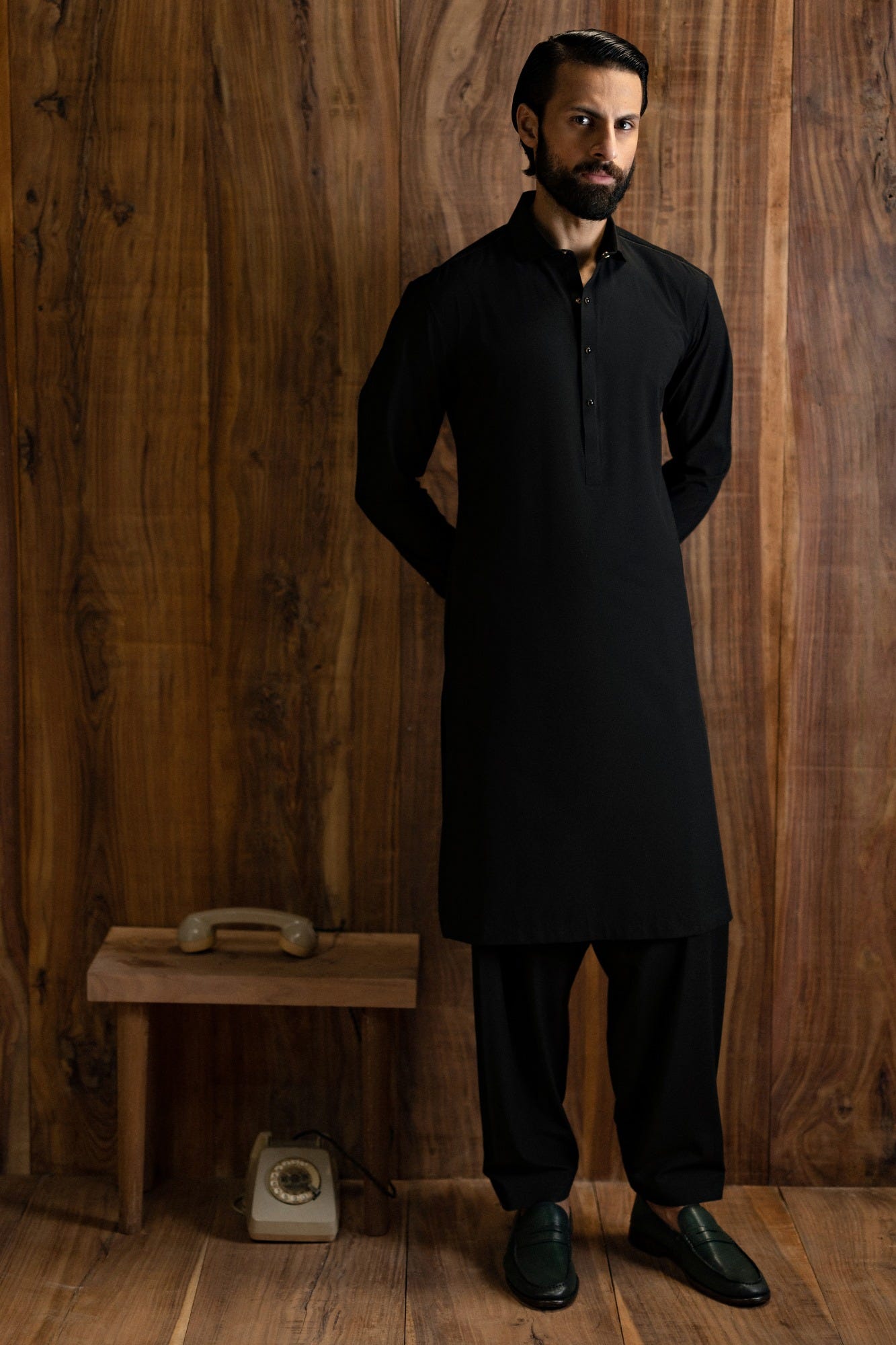 sligo-black-blended-kameez-shalwar