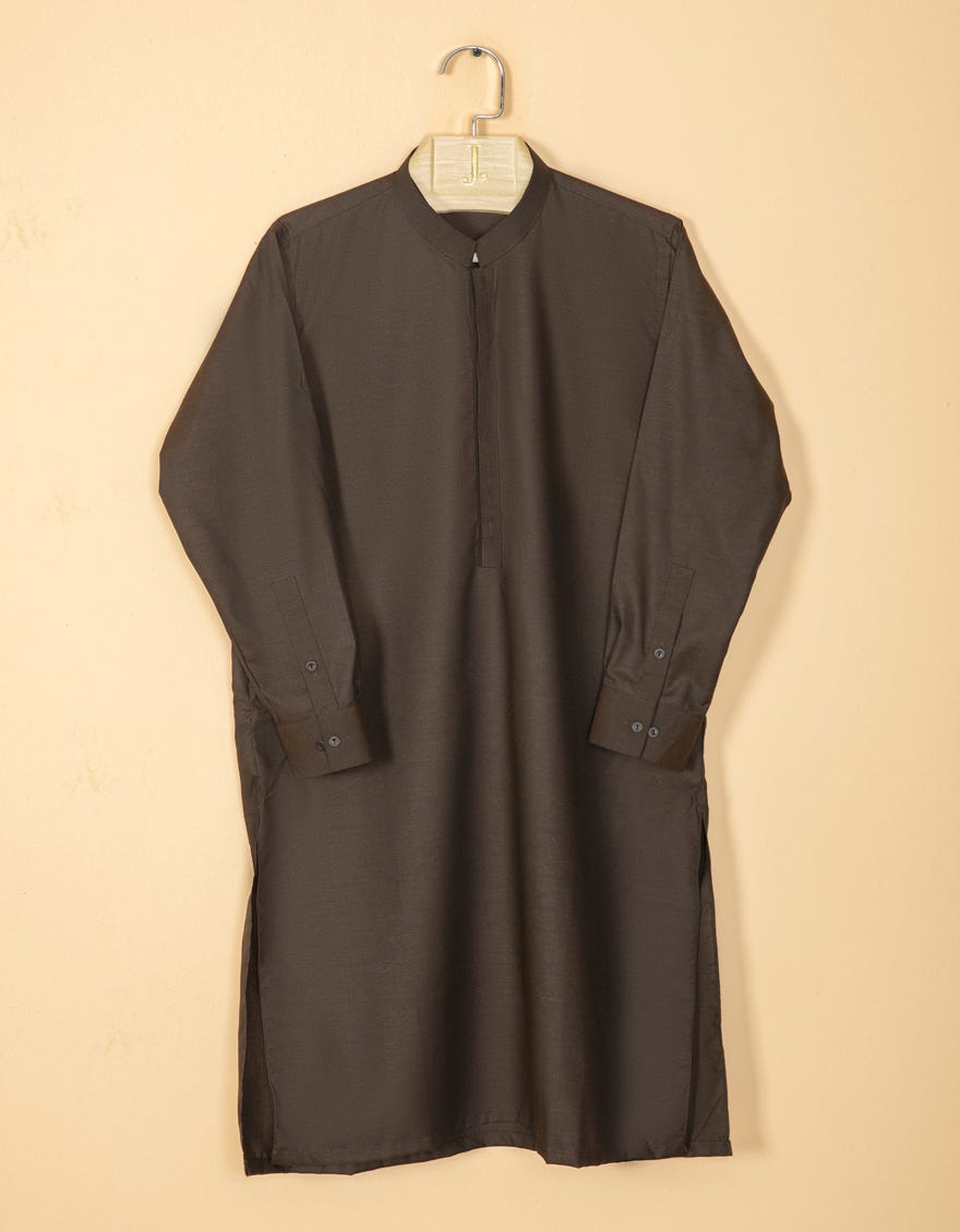 BLACK COFFEE BLENDED KURTA PAJAMA | JCKP-A-40159