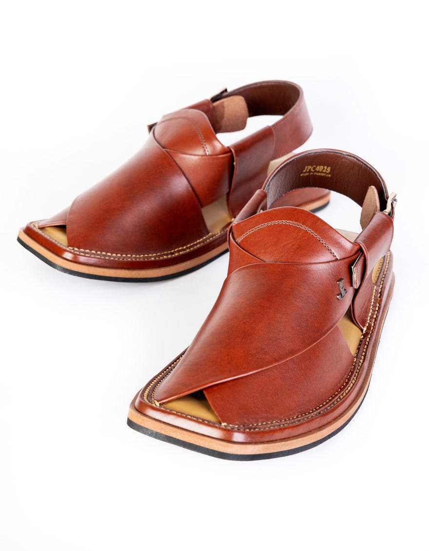 maroon-high-chrome-peshawari-chappal-jpc4025scpln