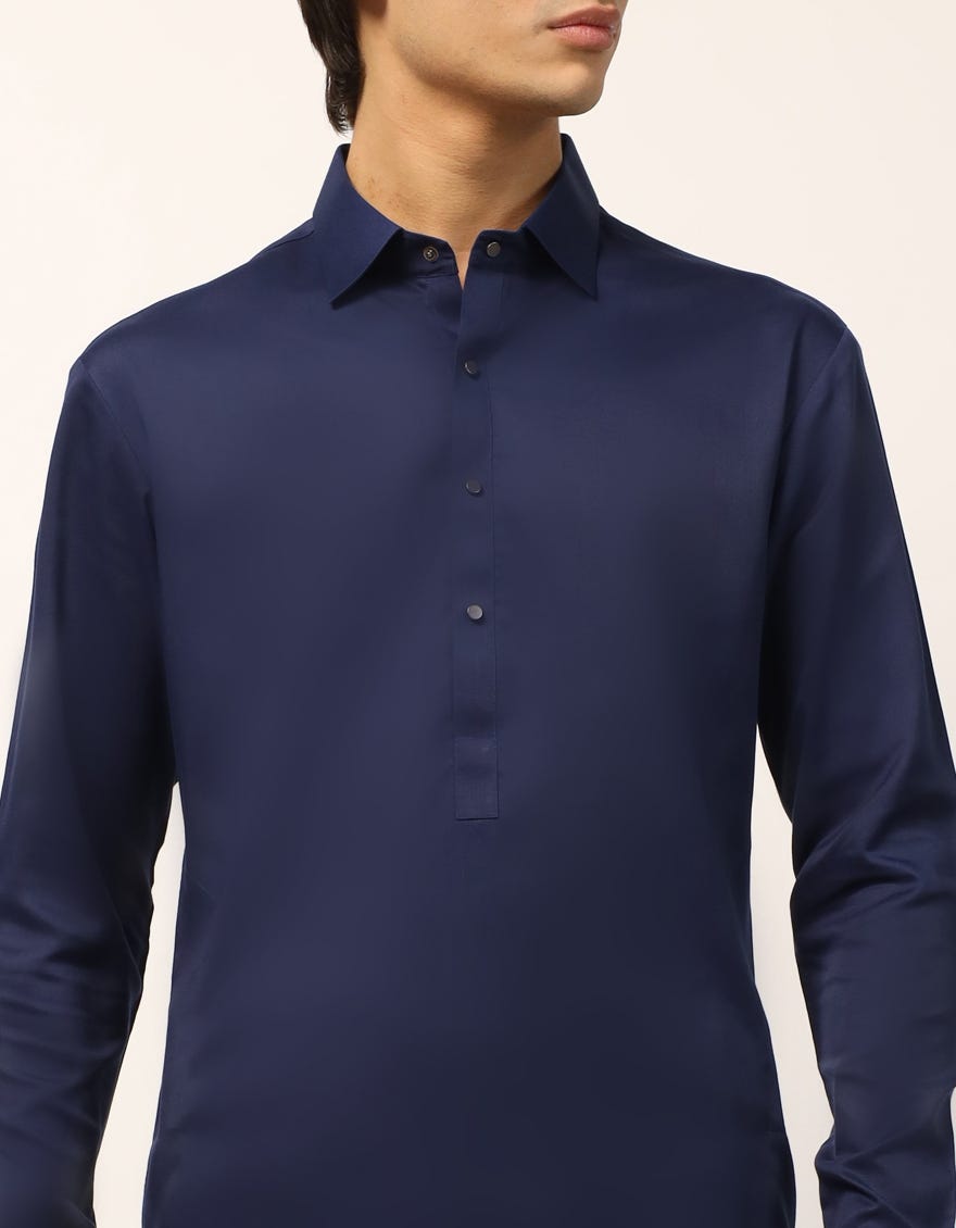 BLUE CASUAL KAMEEZ SHALWAR