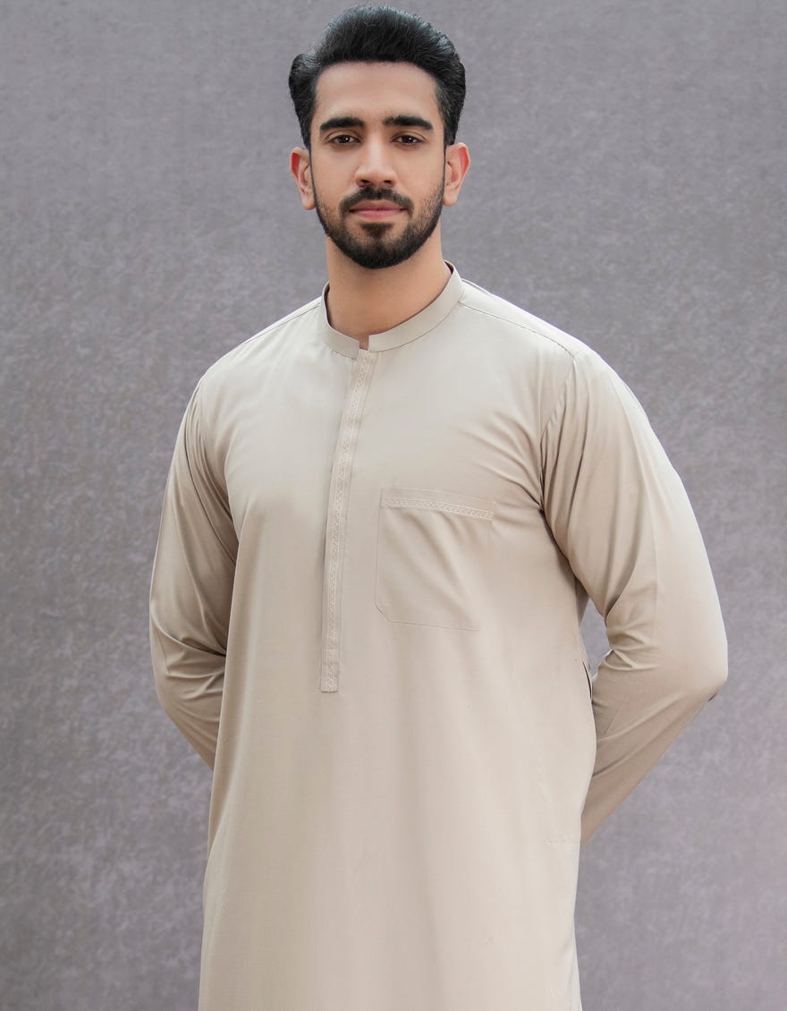 BEIGE BLENDED JUBBA | JJ-JUBBA-44150