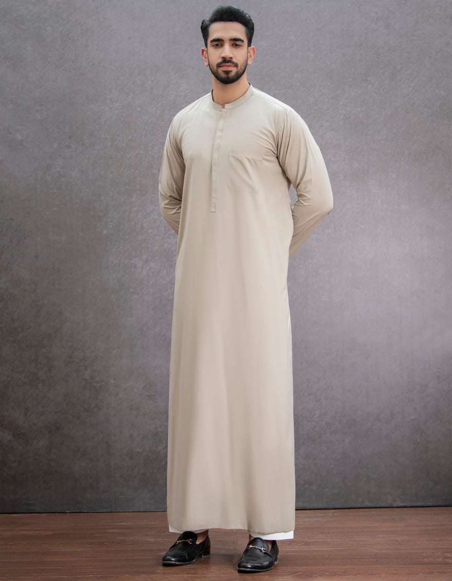BEIGE BLENDED JUBBA | JJ-JUBBA-44150
