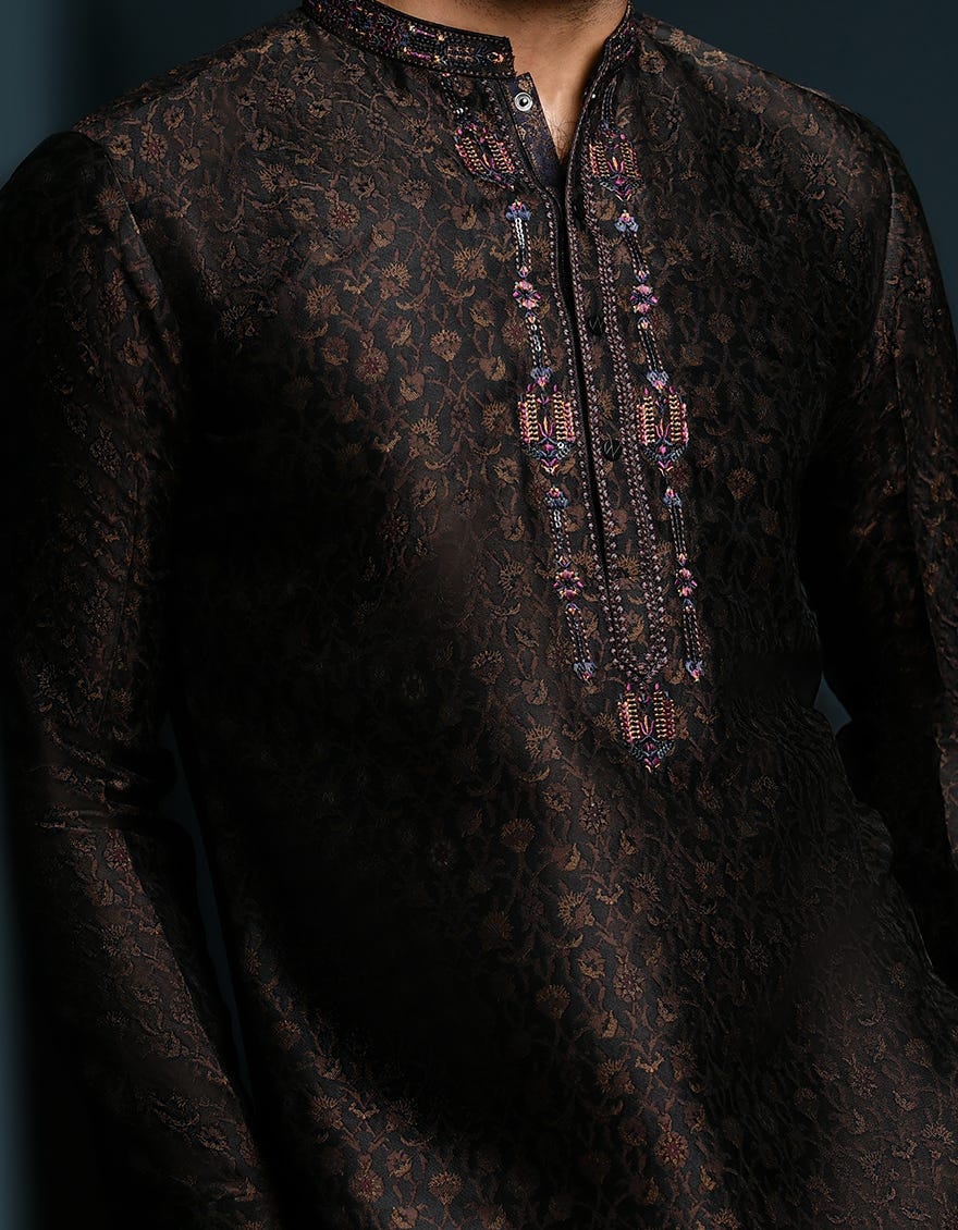 DARK BROWN SPECIAL KURTA