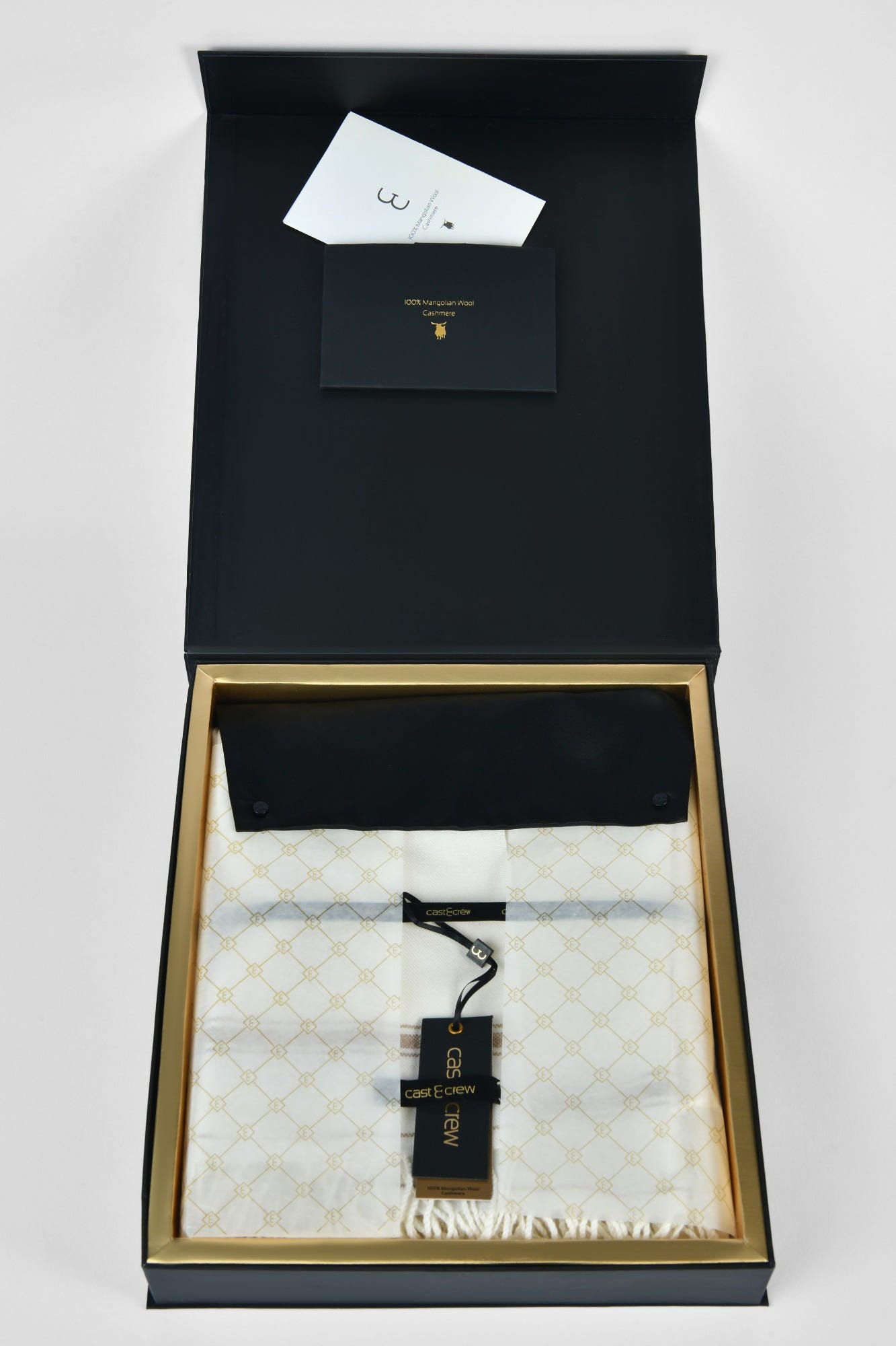 CrãˆMe Cashmere Wool Mongolian Shawl