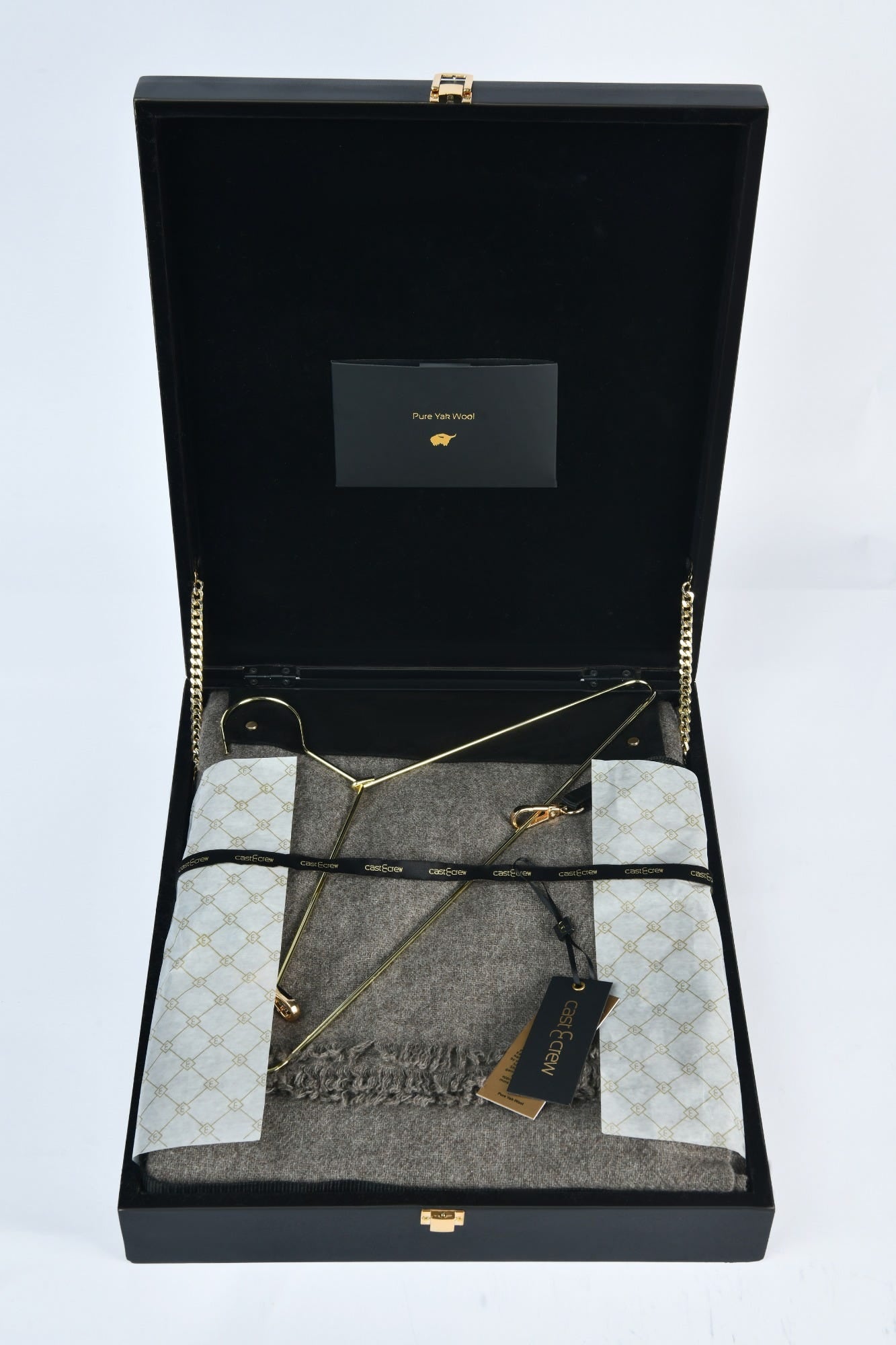 Carbon Brown Yak-Wool Shawl