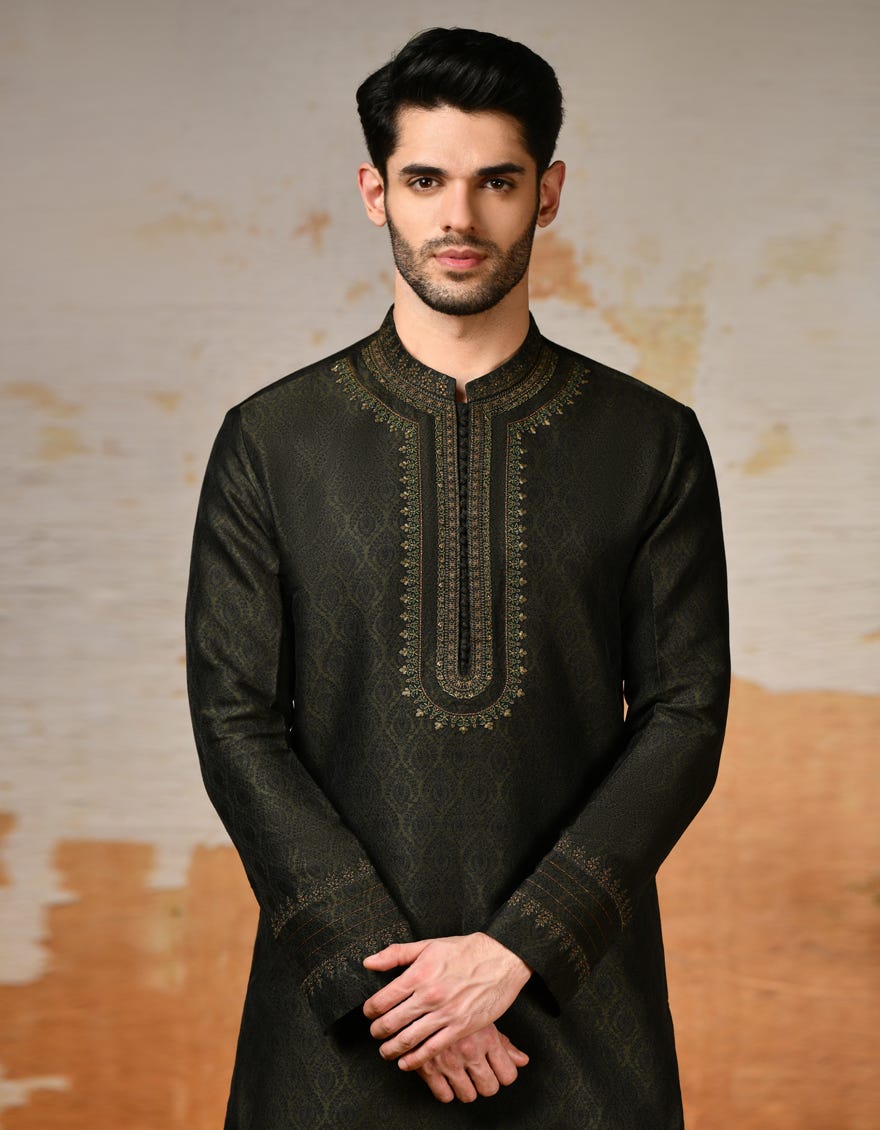 DEEP GREEN SPECIAL KURTA