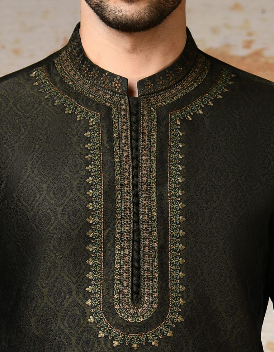 DEEP GREEN SPECIAL KURTA