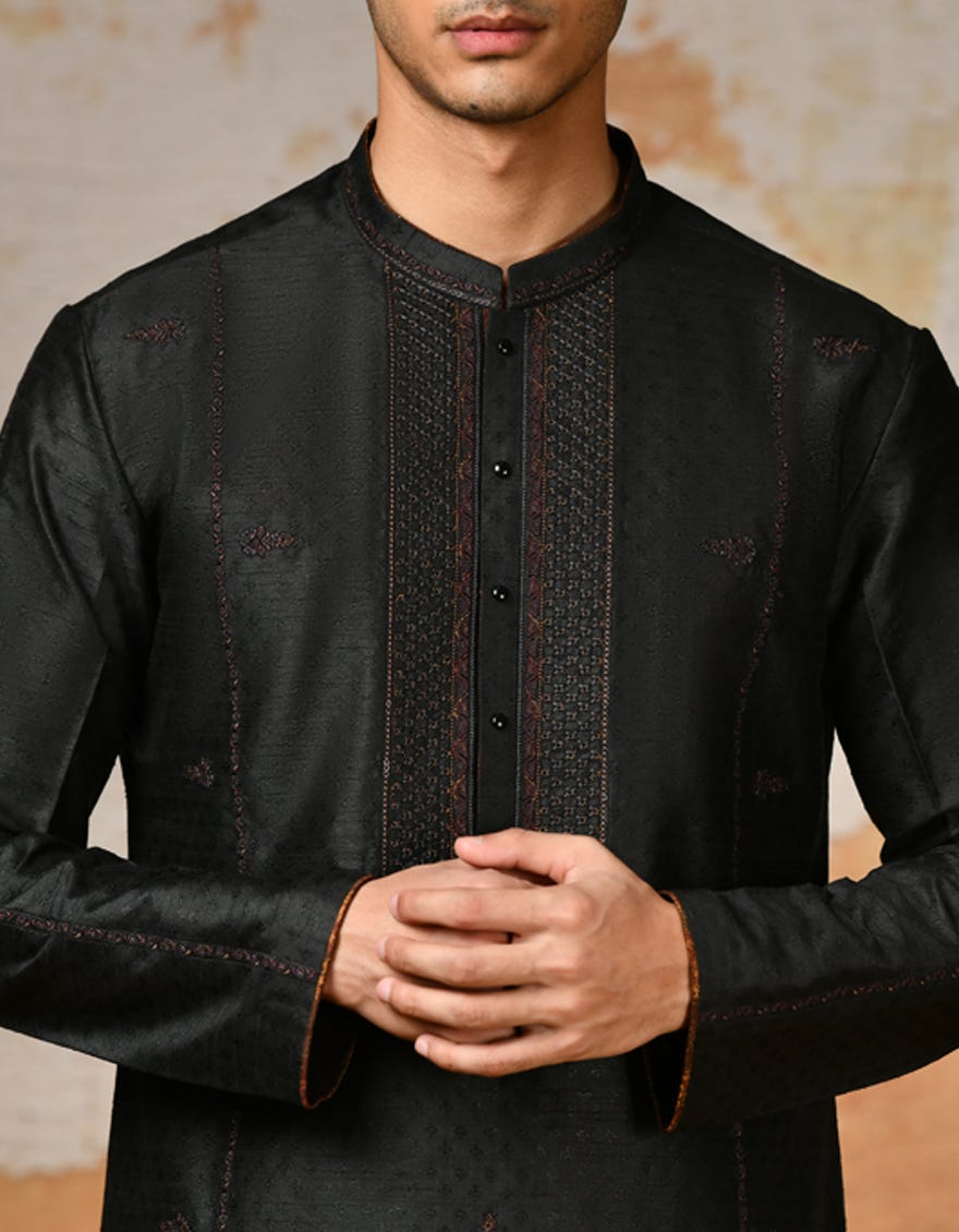 BLACK SPECIAL KURTA