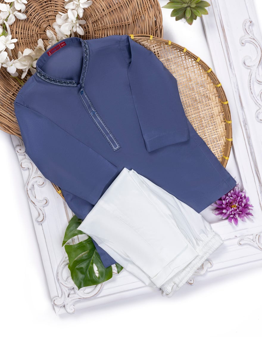 BLUE SPECIAL KAMEEZ SHALWAR