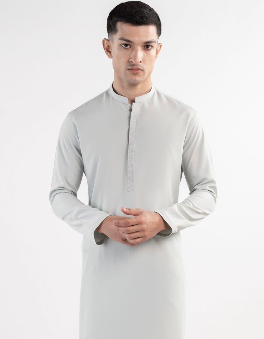 AQUA BLENDED KAMEEZ SHALWAR | JJKS-A-46517