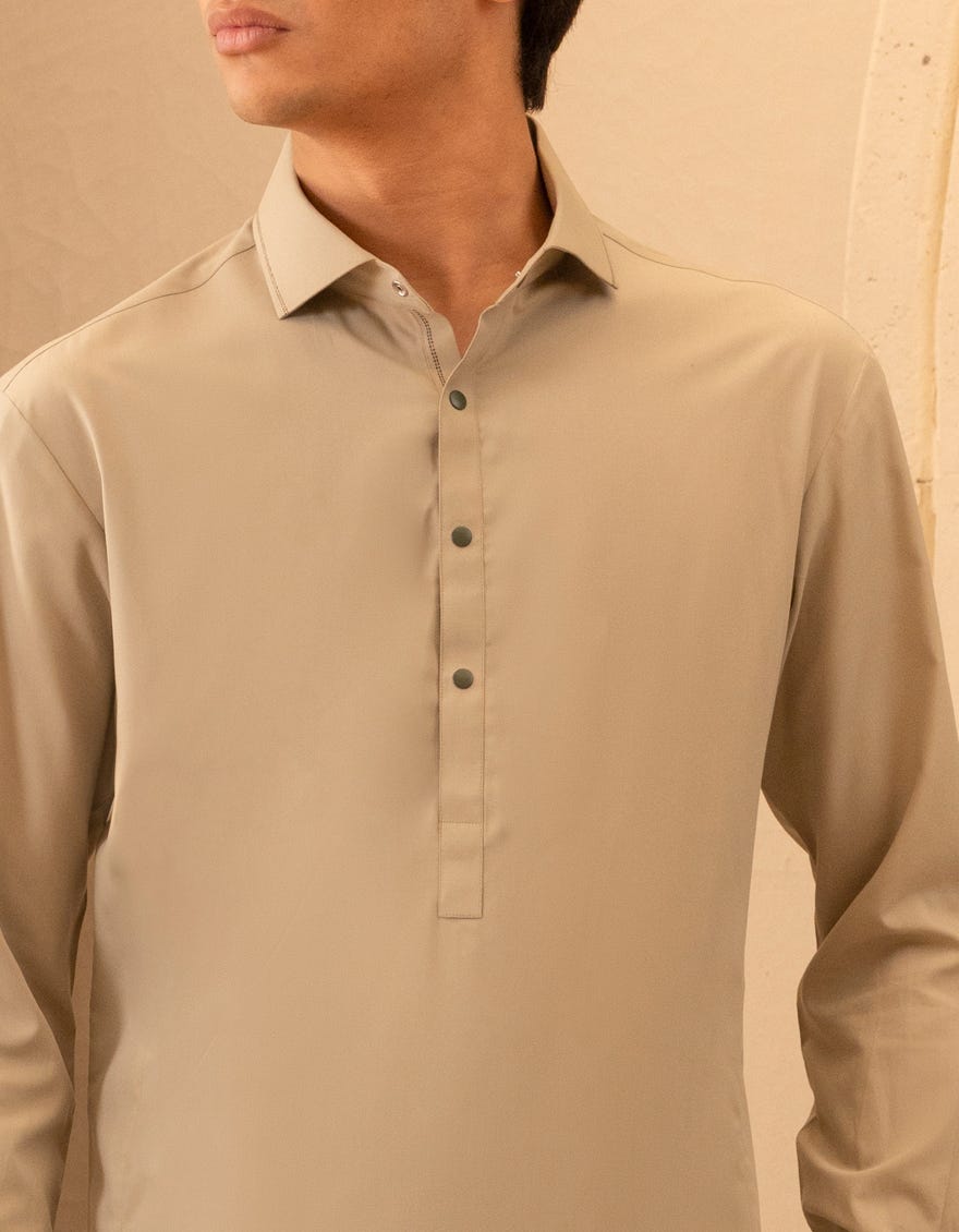 LIGHT GREEN BLENDED CASUAL KAMEEZ SHALWAR