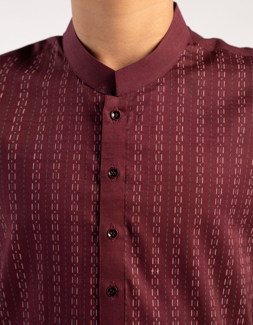 maroon-cotton-kurta-jcks46849
