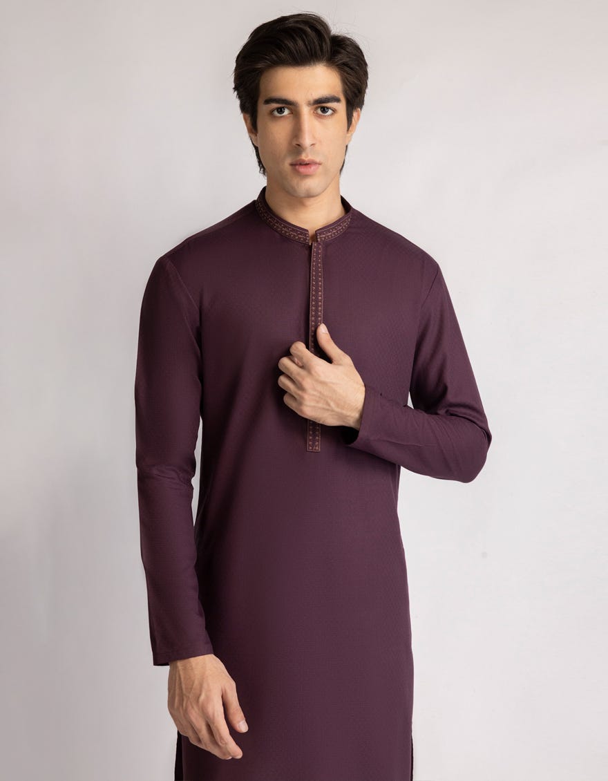dark-maroon-semi-formal-kurta-jtka46978