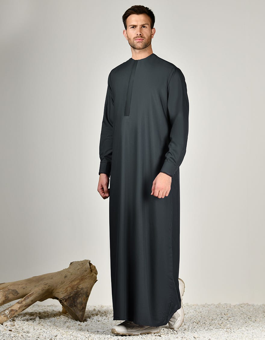 NAVY BLUE BLENDED JUBBA | JJ-JUBBA-A-47271