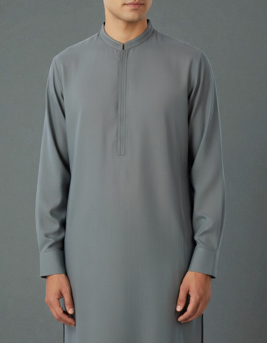 greenish-grey-blended-semi-formal-kurta-jjka47518