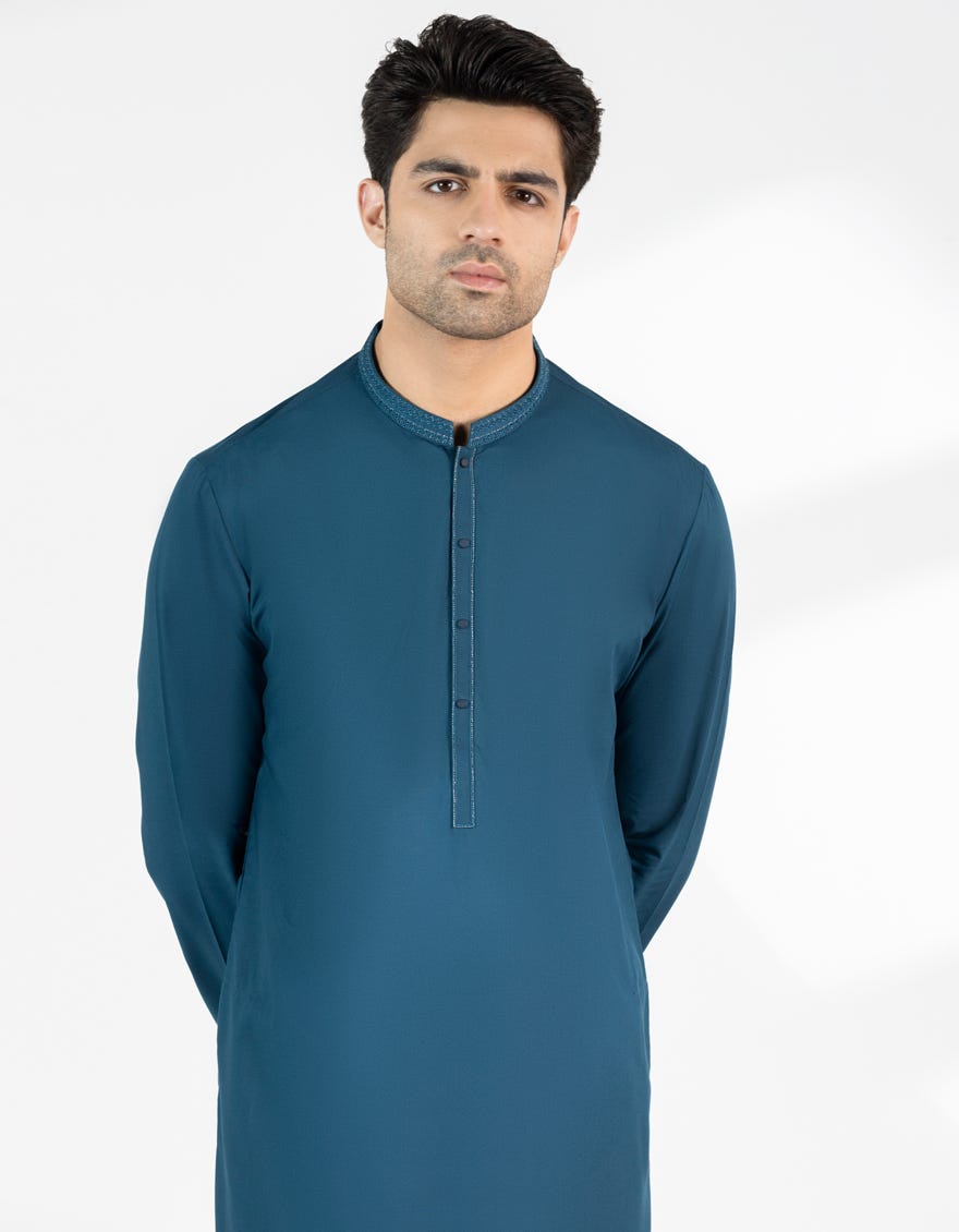 teal-blue-blended-semi-formal-kurta-jjka47527