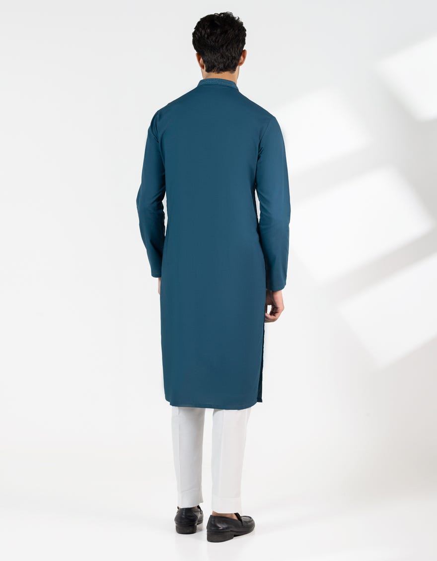 teal-blue-blended-semi-formal-kurta-jjka47527
