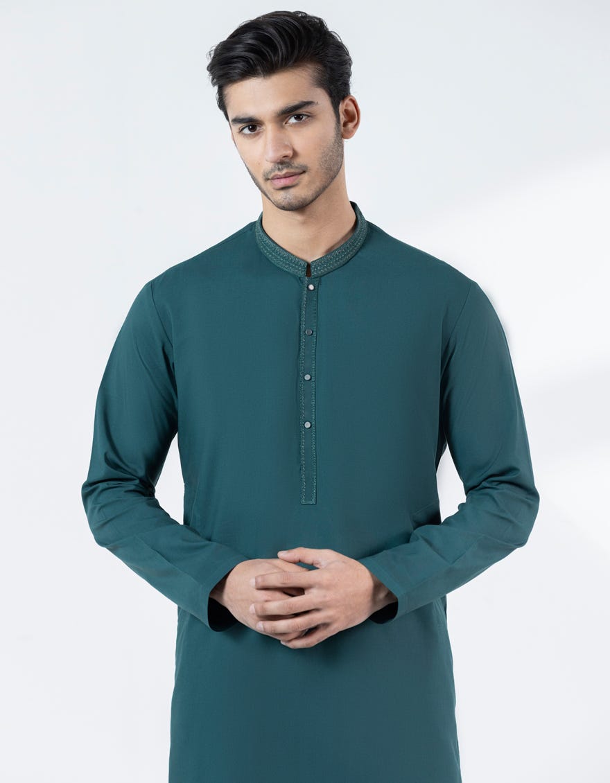 green-blended-semi-formal-kurta-jjka47528