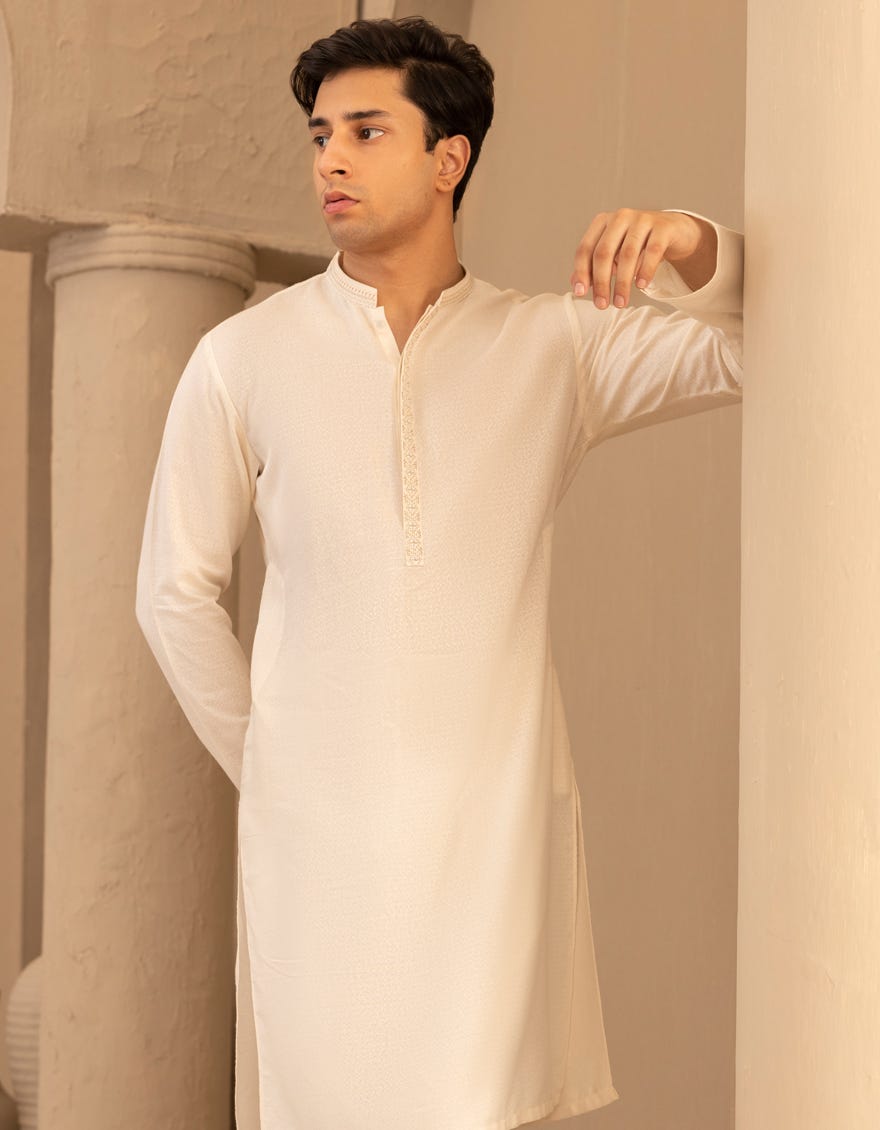 CREAM AYUDIA FORMAL KAMEEZ SHALWAR