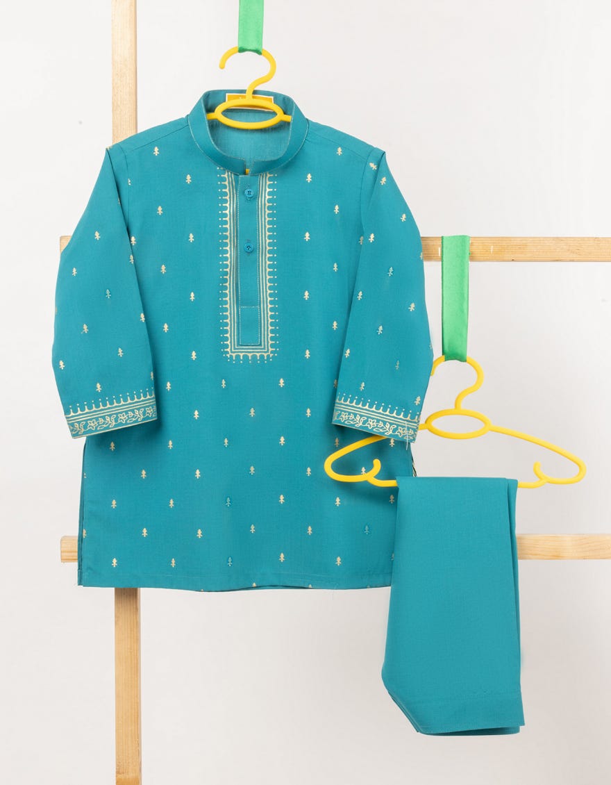 SEA GREEN BLENDED FORMAL KAMEEZ SHALWAR