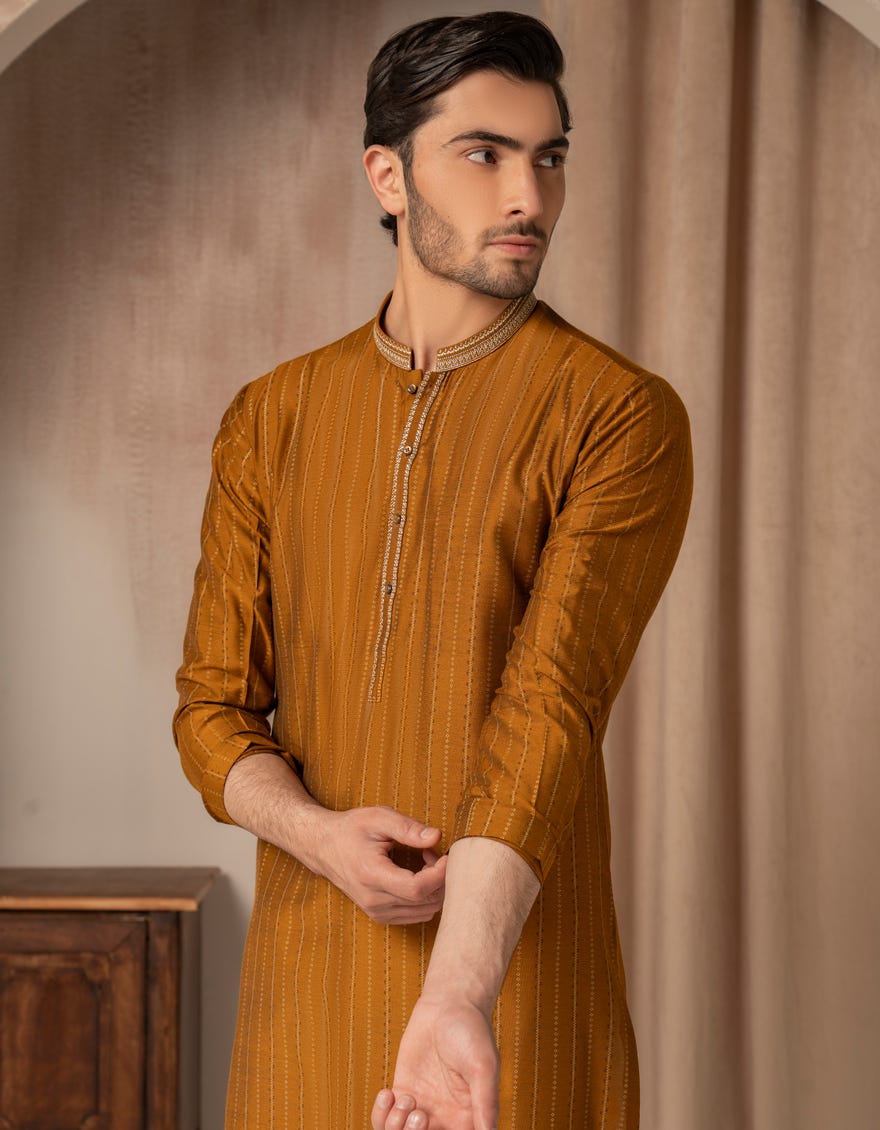 ochre-blended-special-kurta-jjkspa50274