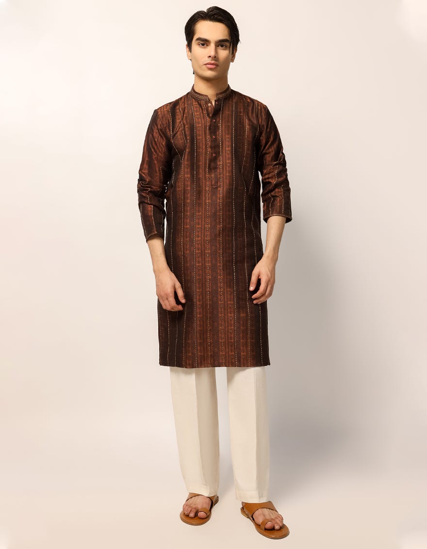 RUST FORMAL KURTA