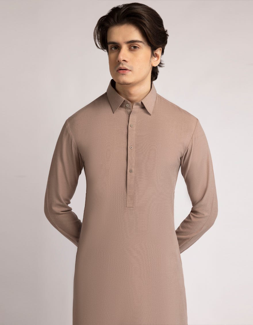 rust-brown-blended-plain-kameez-shalwar-jtksw50412