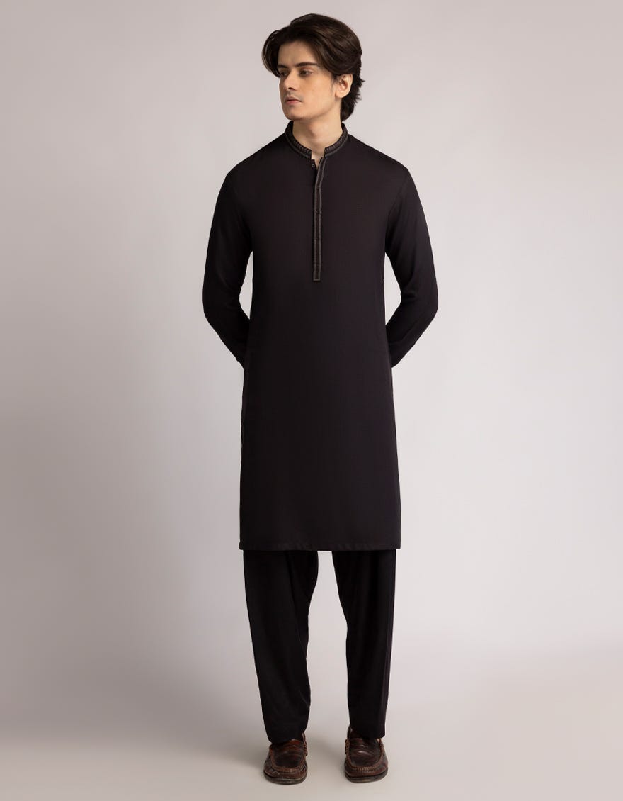 black-semi-formal-kameez-shalwar-jtksa50448