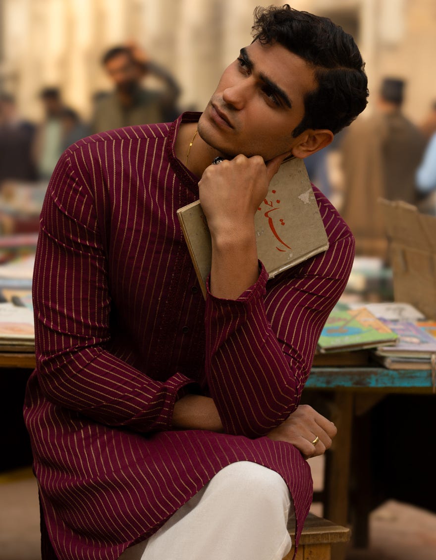 maroon-cotton-formal-short-kurta-jjthka50489